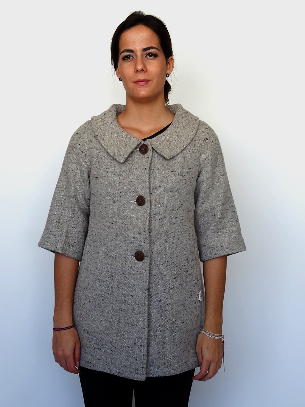 Wool & Cotton Coat | Pamela